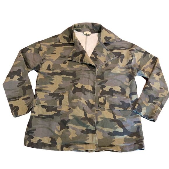 Umgee Camo Military Utility Jacket Zip Front Small - Picture 1 of 7